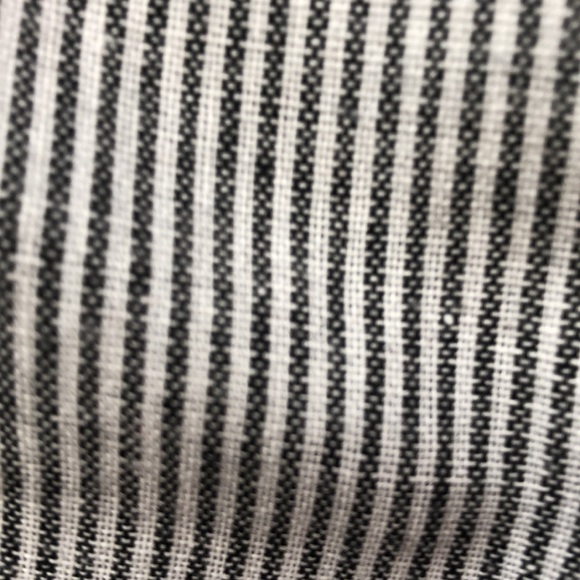 Brandy Melville Black and White Stripped Wrap Skirt - Picture 2 of 3